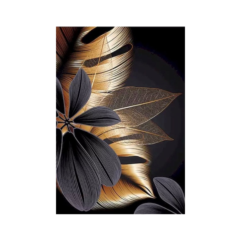 Набір алмазного живопису на підрамнику 50х40 см, Золотий триптих ч.3 (SXM-052386)