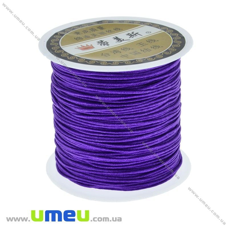 Нейлоновый шнур, 1 мм, Фиолетовый(LEN-003376)