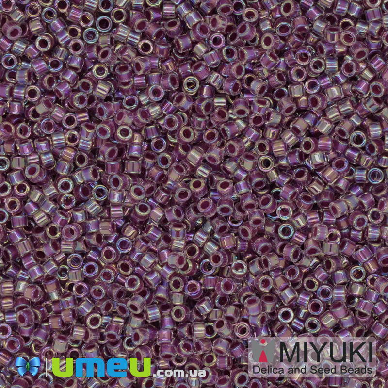 Бісер японський Miyuki Delica 11/0 DB056, Бузковий (BIS-040578)