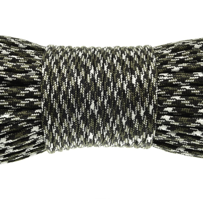 Шнур паракорд семіжільний меланж 4 мм, Хакі (LEN-024912)