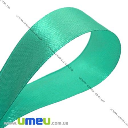 Атласна стрічка, 25 мм, Бірюзова (LEN-017544)