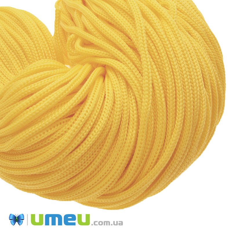 Полипропиленовый шнур, 4 мм, Желтый (LEN-036831)
