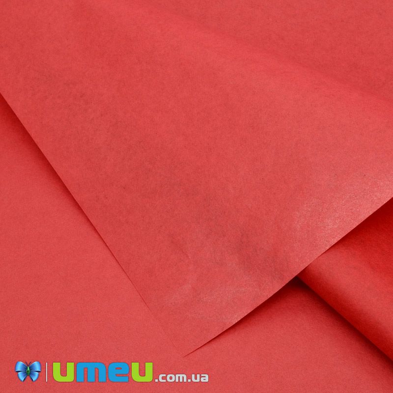 Папір тіш'ю, Червоний, 65х50 см (UPK-039604)