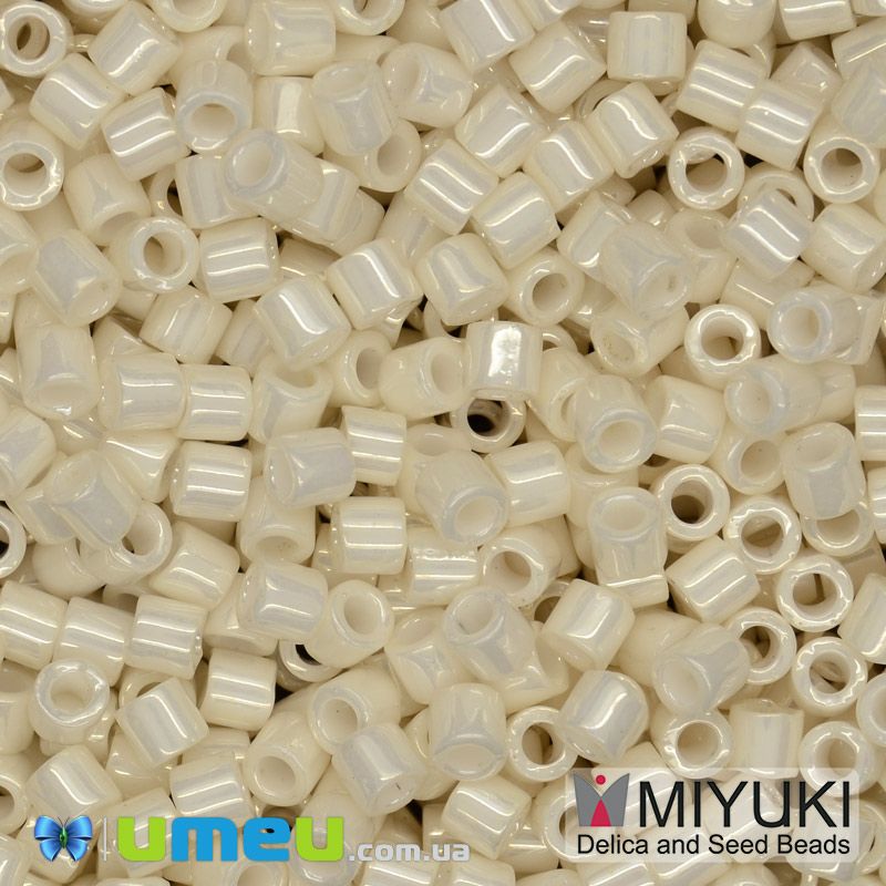 Бісер японський Miyuki Delica 8/0 DBL203, Кремовий (BIS-045891)