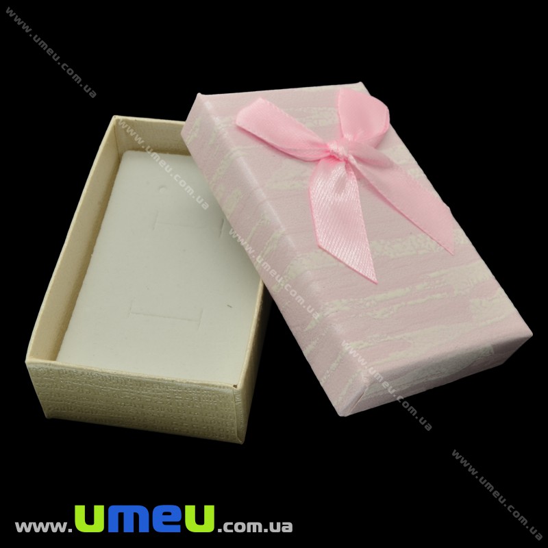 Подарункова коробочка Прямокутна, 8х4,5х2,5 см, Рожева (UPK-023133)