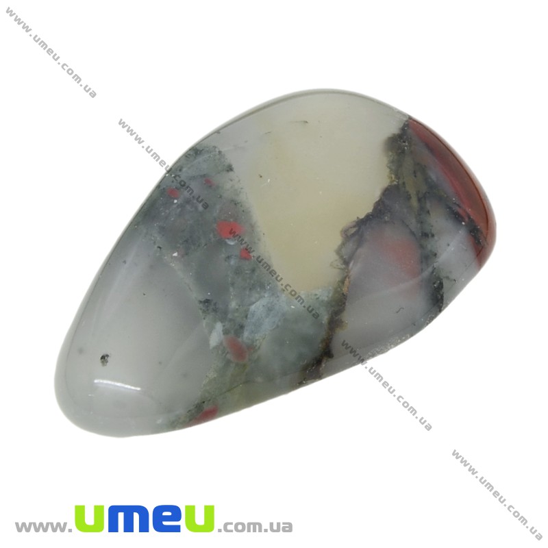 Галтовка Гелиотроп, 35х20х10 мм (POD-033256)