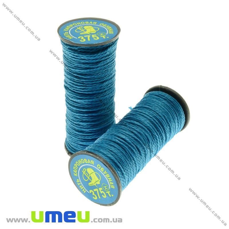 Нить капроновая (обувная) 375 т, Голубая, 20 м (MUL-023866)