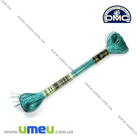 Муліне DMC Jewel E3849, Блакитний аквамарин, Сяйво дорогоцінних каменів (DMC-006331)