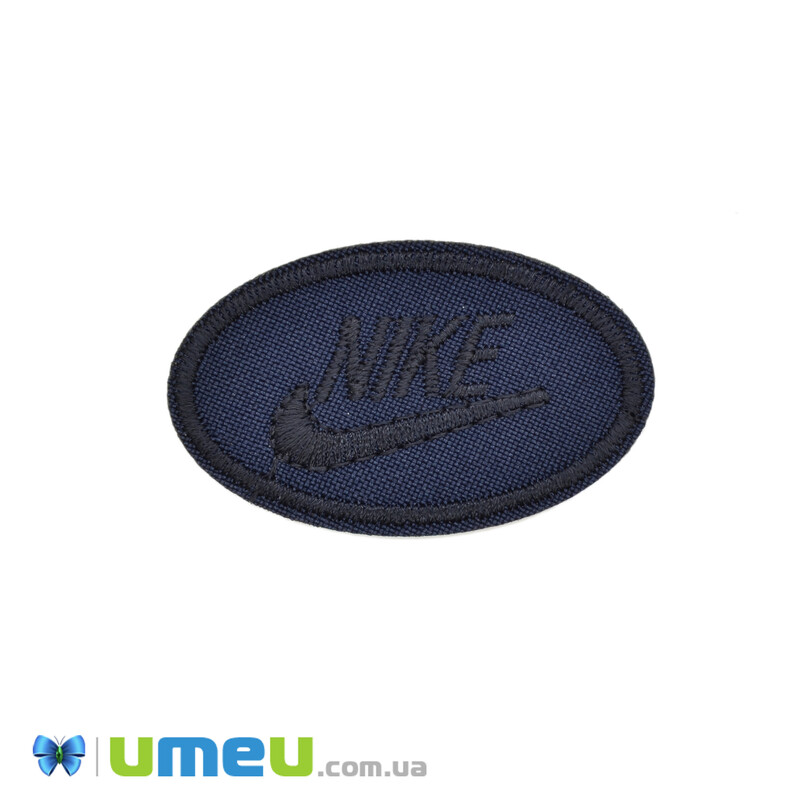 Термоаппликация Nike, 5х3 см, Синяя (APL-042561)