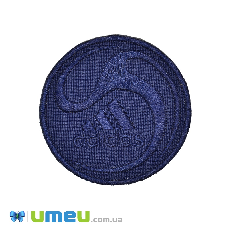 Термоаплікація Adidas, 5 см, Синя (APL-038229)