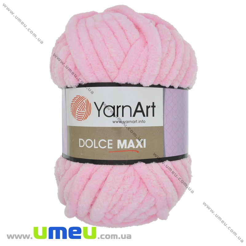 Пряжа YarnArt Dolce Maxi 200 г, 70 м, Рожева 750 (YAR-034996)