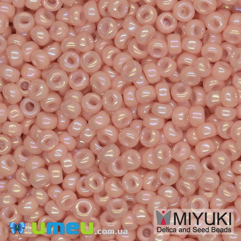 Бісер японський Miyuki круглий RR 11/0 №596, Персиковий (BIS-045649)