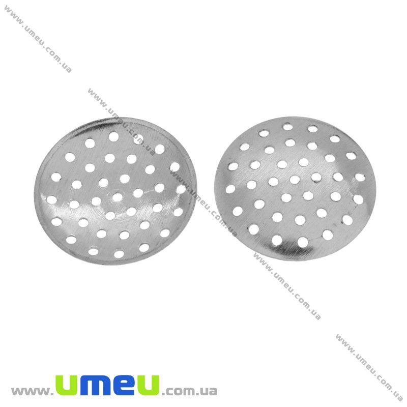 Заготовка Ситечко, 20 мм, Темне срібло (OSN-028405)