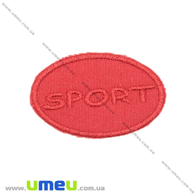 Термоаплікація Sport, 5х3 см, Червона (APL-024703)