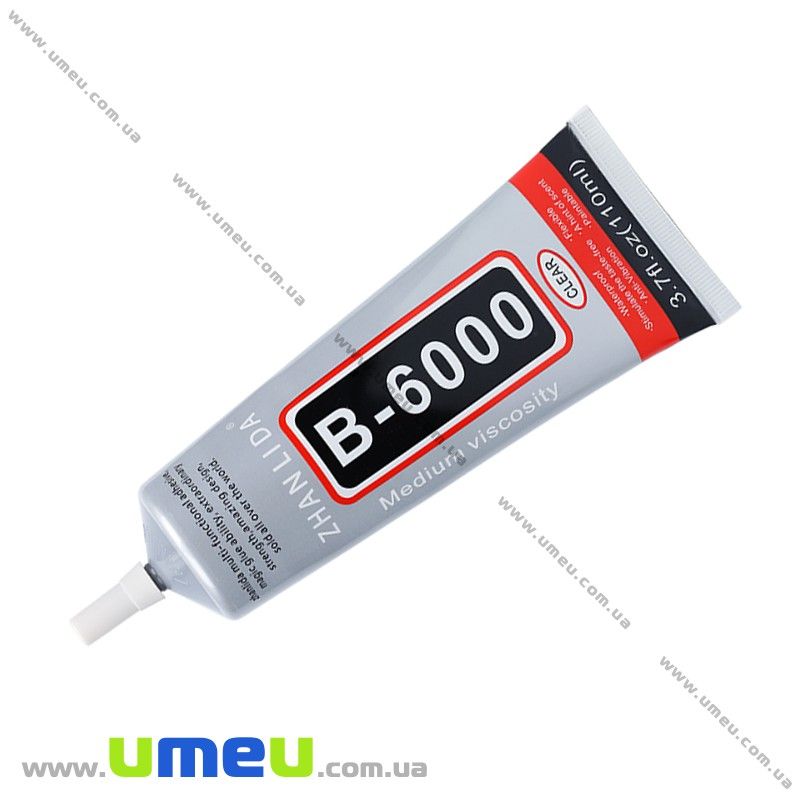 Клей B6000 для страз (с иглой), 110 мл (INS-022898)