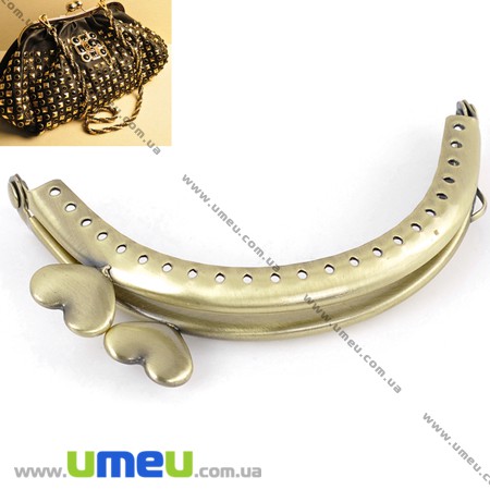 Фермуар металевий, Антична бронза, 8,5х5,5 см (BAG-007339)