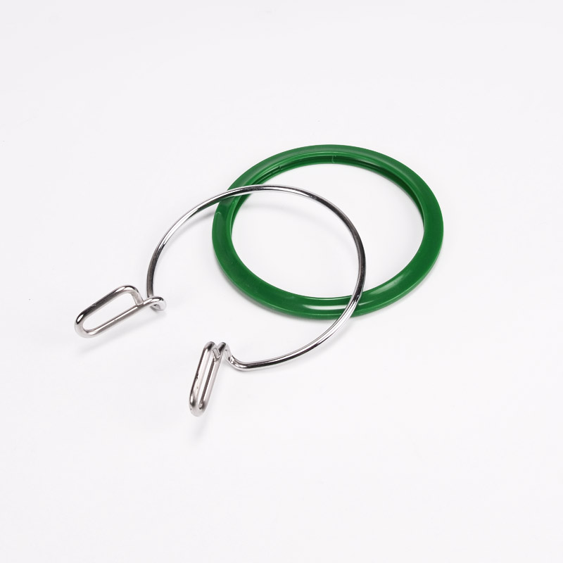 Пяльцы NURGE для микровышивки круглые с зажимом 5,8 см, Зеленые (MUL-056495)