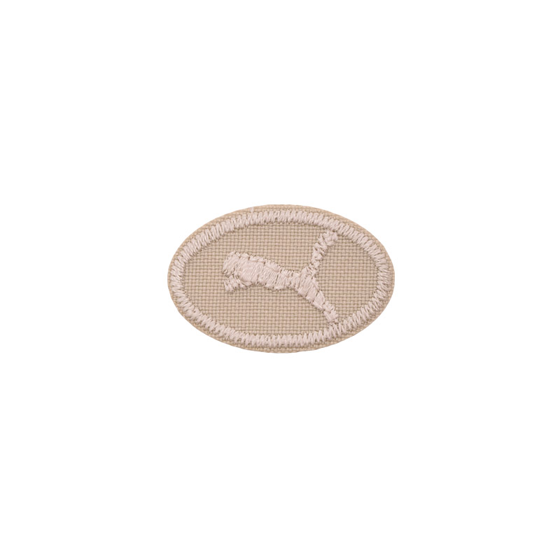 Термоаплікація Puma, 3х2 см, Бежева (APL-053393)