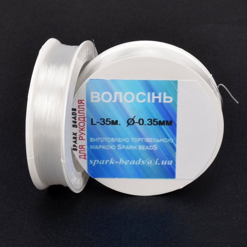 Волосінь (мононитка), 0,35 мм, Прозора (LES-031537)