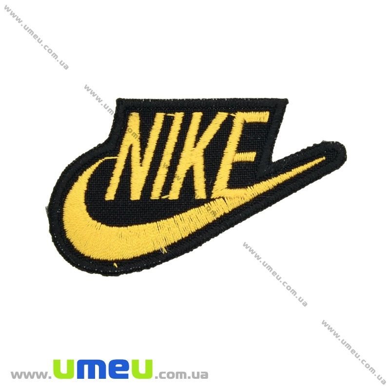 Термоаппликация Nike, 7х4 см, Оранжевая (APL-024723)