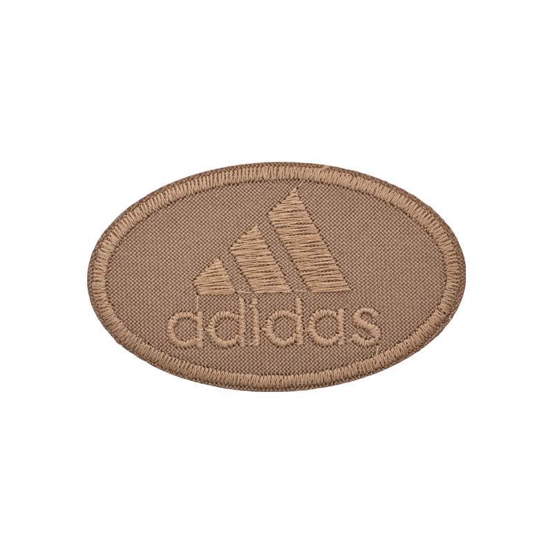 Термоаплікація Adidas, 6,5х4 см, Бежева (APL-031701)