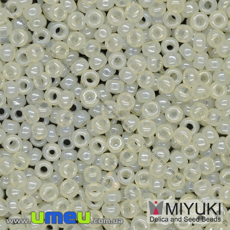 Бисер японский Miyuki круглый RR 11/0 №512, Кремовый (BIS-036686)