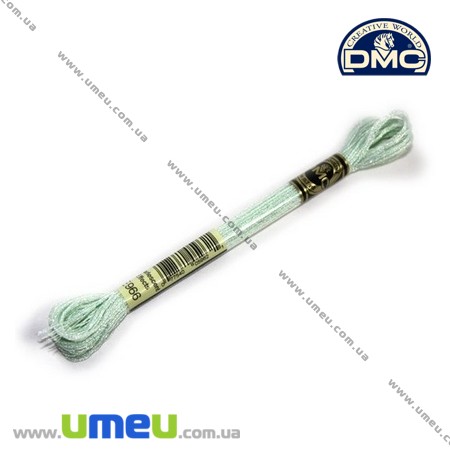 Муліне DMC Pearlescent E966, Лайм, Перламутровий ефект (DMC-006349)
