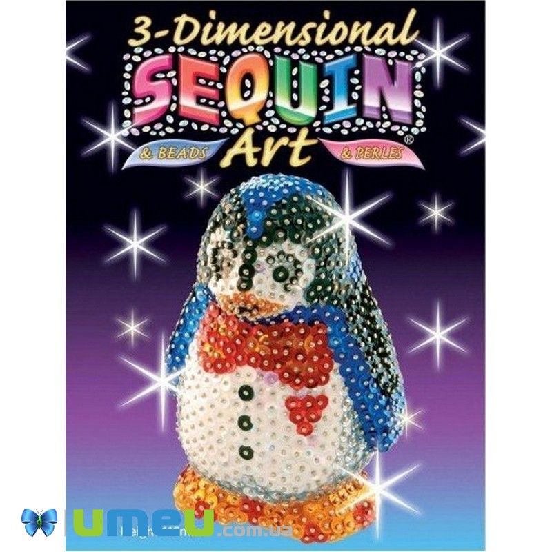 Набір для творчості Sequin Art 3D Пінгвін (DIF-043478)