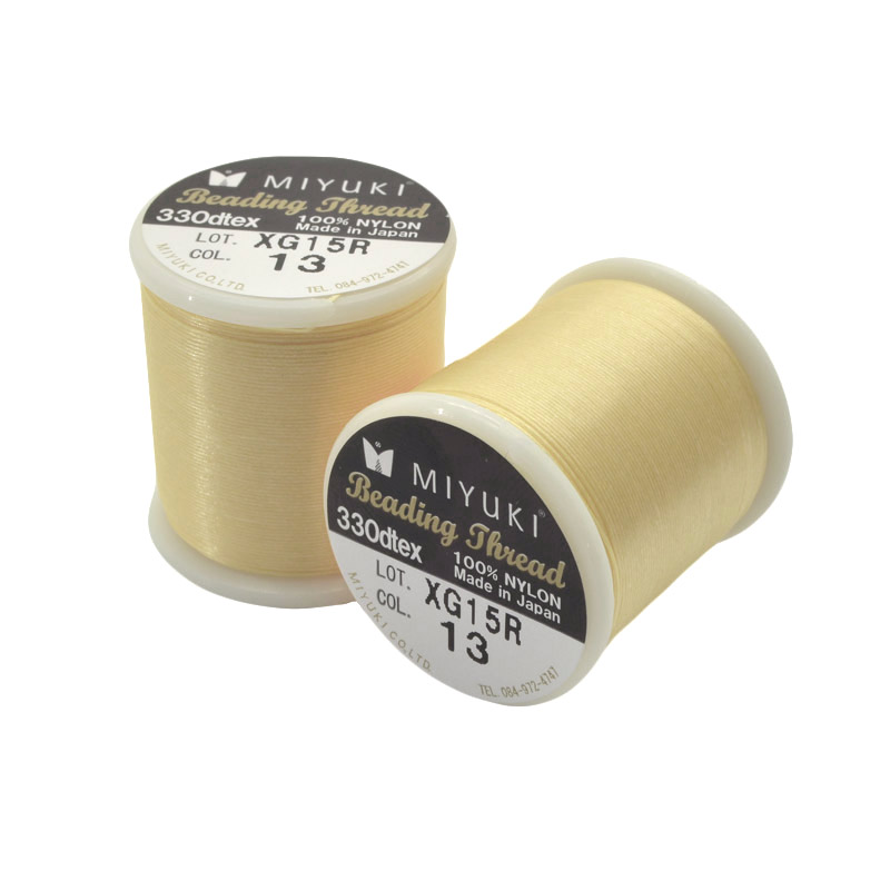 Нить для бисера Miyuki 13, Желтая, 50 м (MUL-045289)