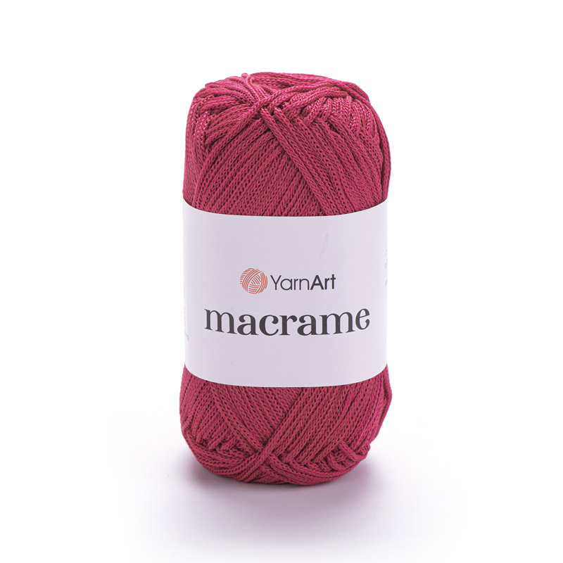 Шнур Macrame YarnArt 90 г, 130 м, Малиновый 143 (YAR-038447)