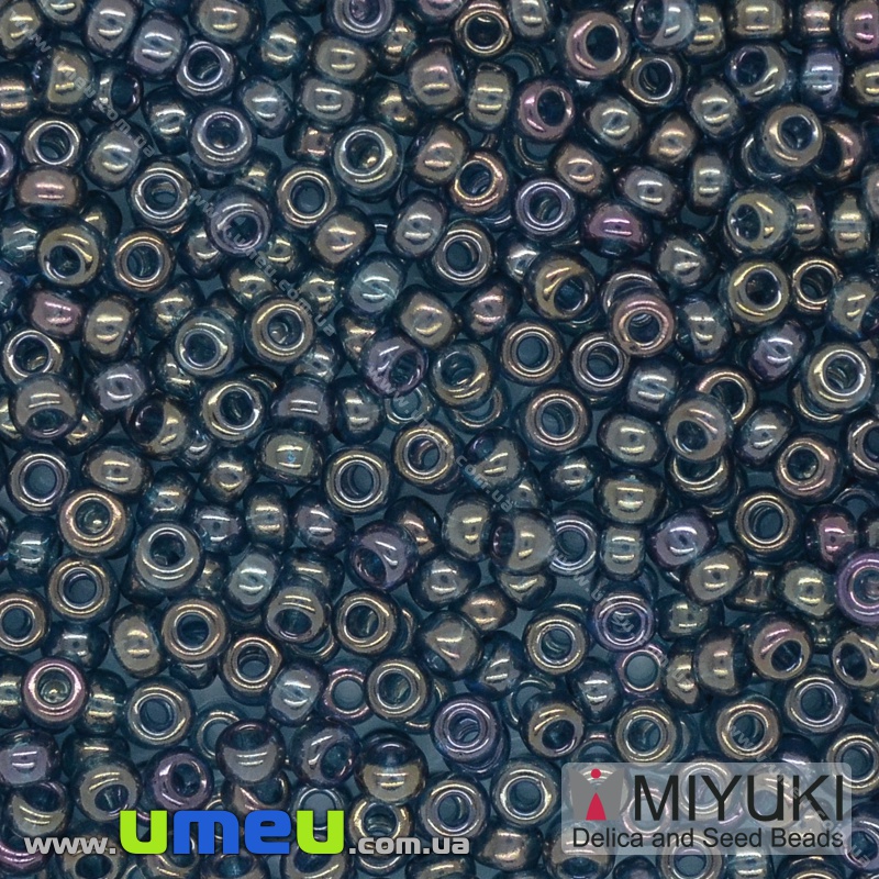 Бісер японський Miyuki круглий RR 11/0 №305, Синій (BIS-036671)