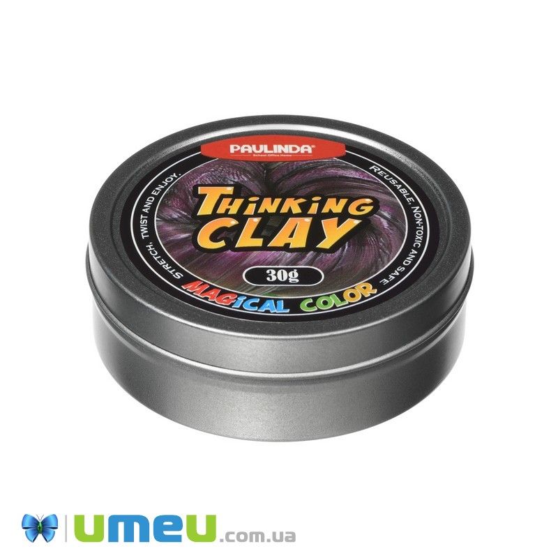 Розумний пластилін Paulinda Thinking Clay Magical 30г (фіолетовий) (DIF-043414)