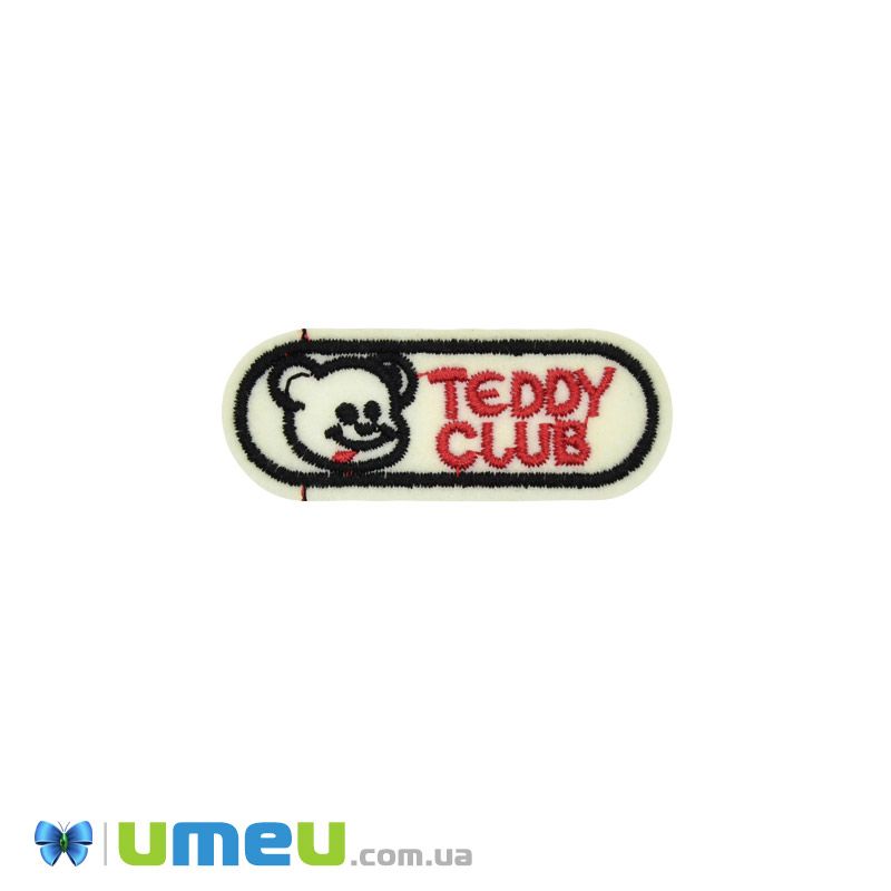 Термоаплікація TEDDY CLUB, 6х2,3 см, Бежева (APL-047694)