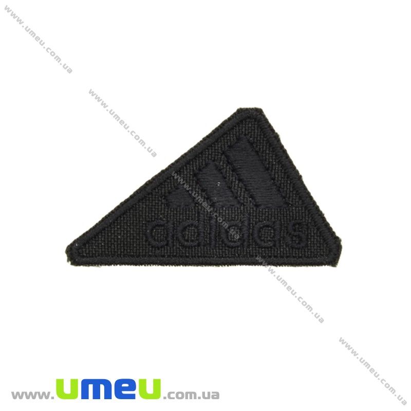 Термоаппликация Adidas, 5х3 см, Черная (APL-024701)