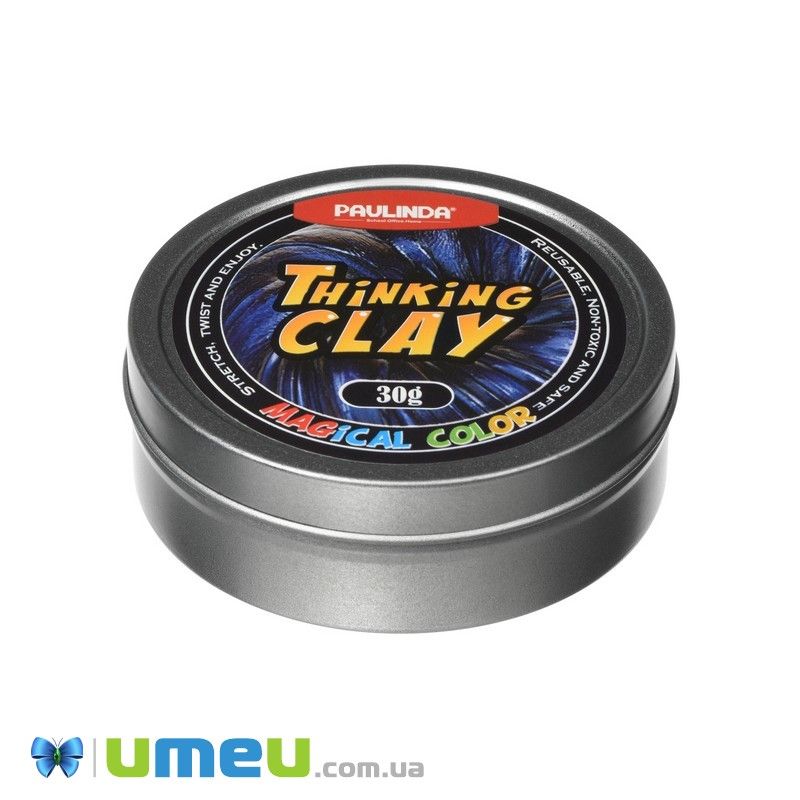 Розумний пластилін Paulinda Thinking Clay Magical 30г (синій) (DIF-043415)