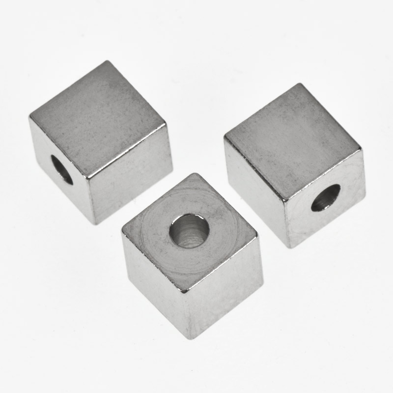 Бусины из нержавеющей стали Куб, 6 мм, Темное серебро (STL-055613)