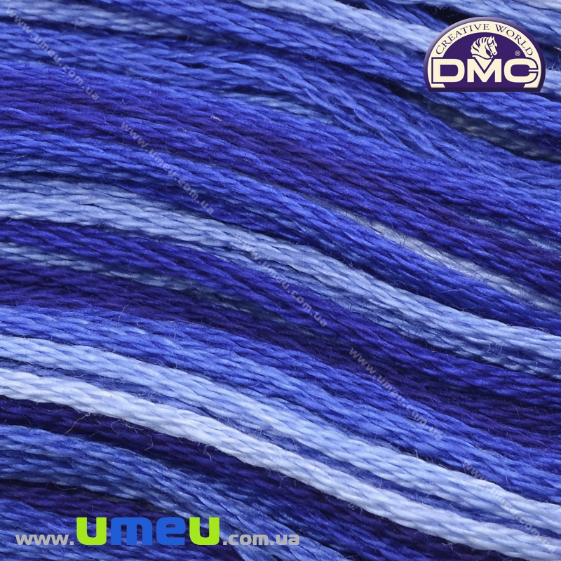 Муліне DMC 0121 Меланж синій (DMC-034255)
