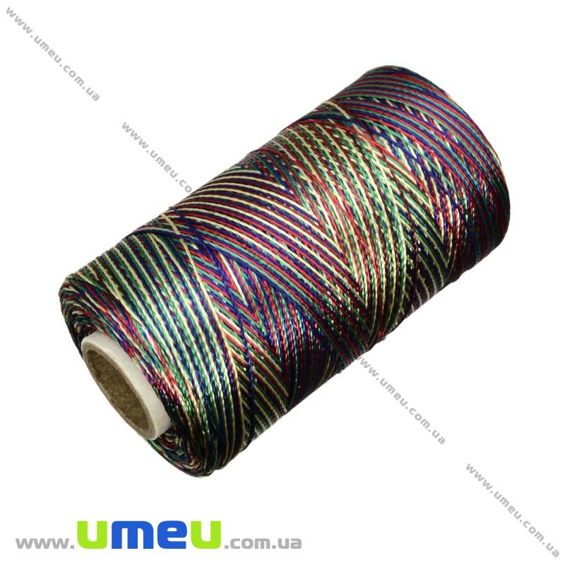 Нитки шовкові Doli меланжеві, Різнокольорові 614, 500 м (MUL-024010)
