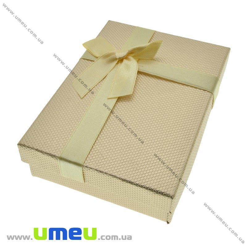 Подарочная коробочка Прямоугольная, 11х8х3 см, Золотистая (UPK-023177)