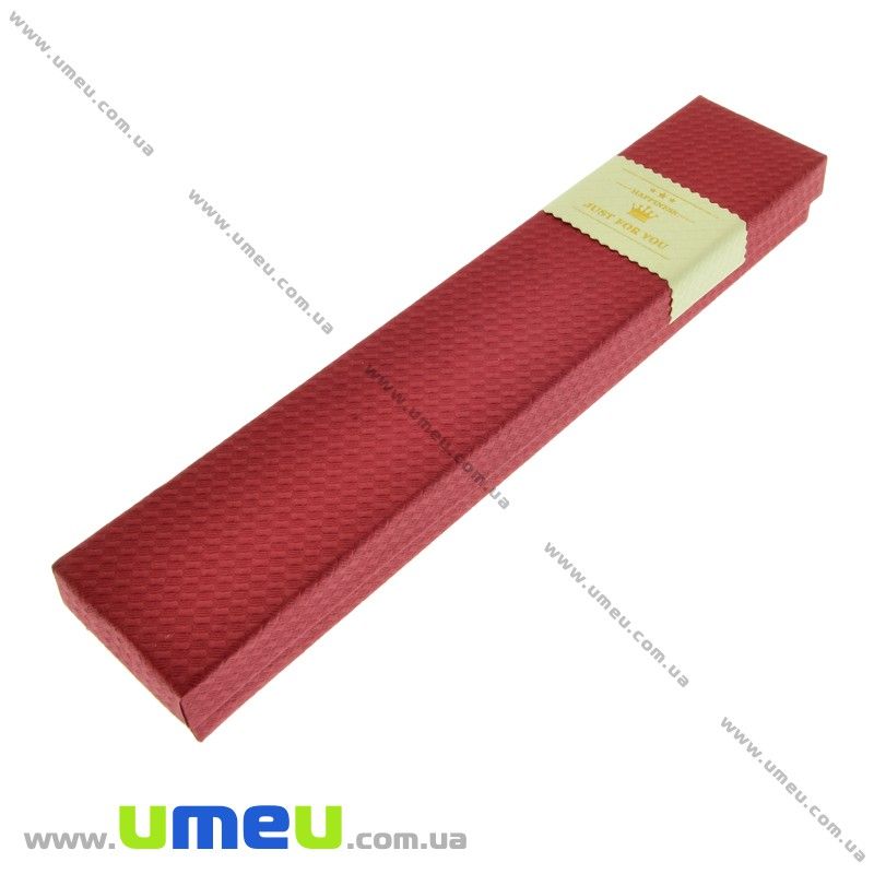 Подарочная коробочка Прямоугольная, 21х4х2,5 см, Красная (UPK-023198)