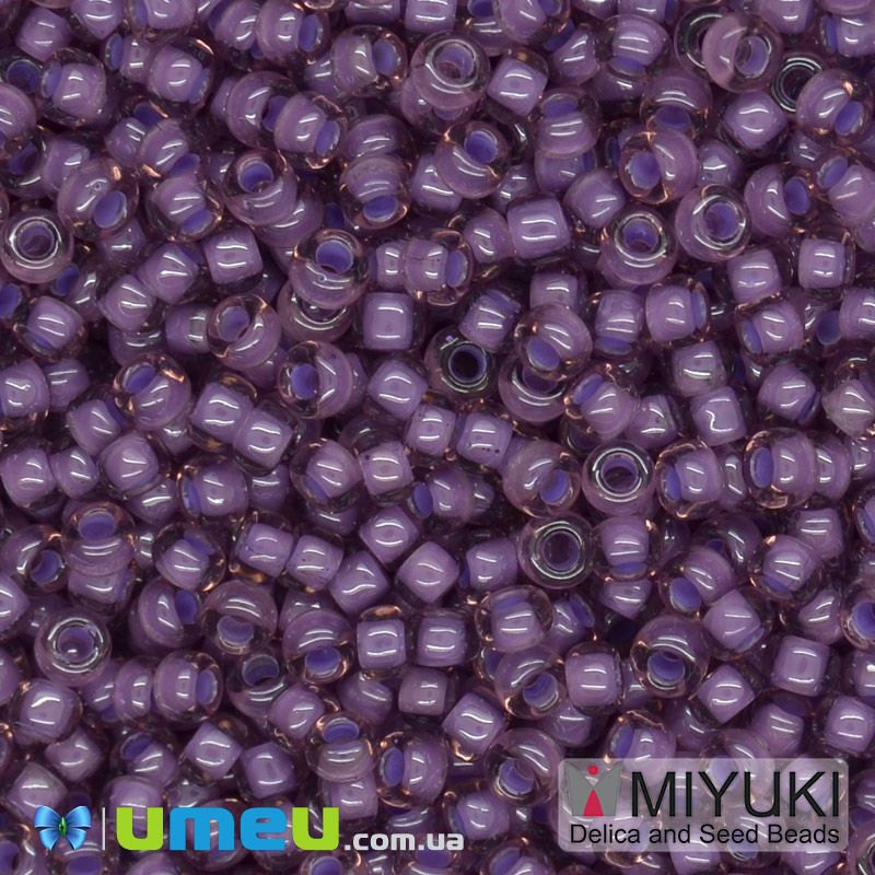 Бісер японський Miyuki круглий RR 11/0 №2264, Бузковий (BIS-045678)