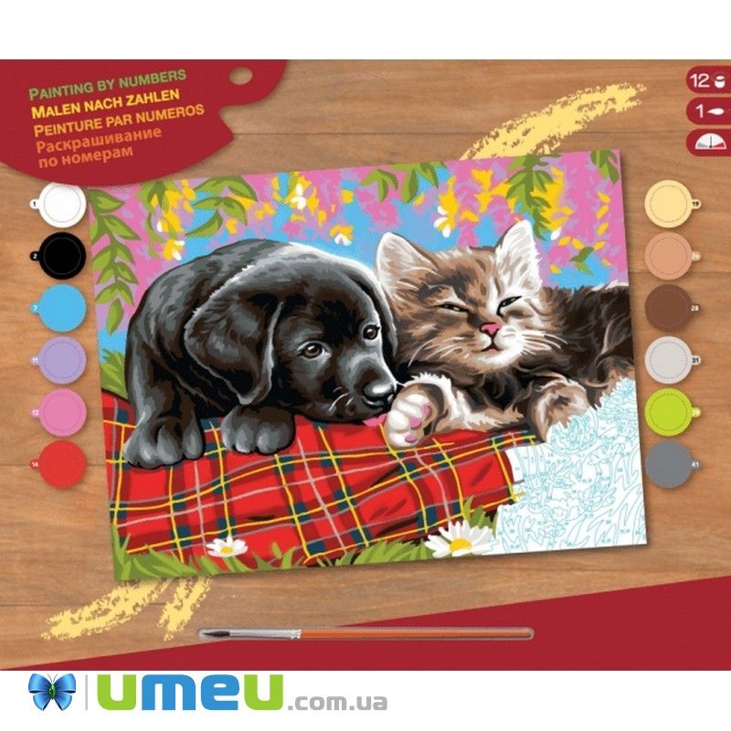 Набір для творчості Sequin Art PAINTING BY NUMBERS SENIOR Нові друзі (DIF-043449)