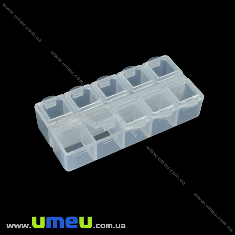 Органайзер для хранения бисера на 10 ячеек, 8,8х4 cм (INS-019742)