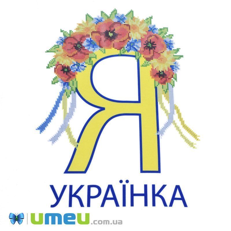 Жіноча футболка з принтом під вишивку Ф108, Розмір M, Біла (UPK-048180)