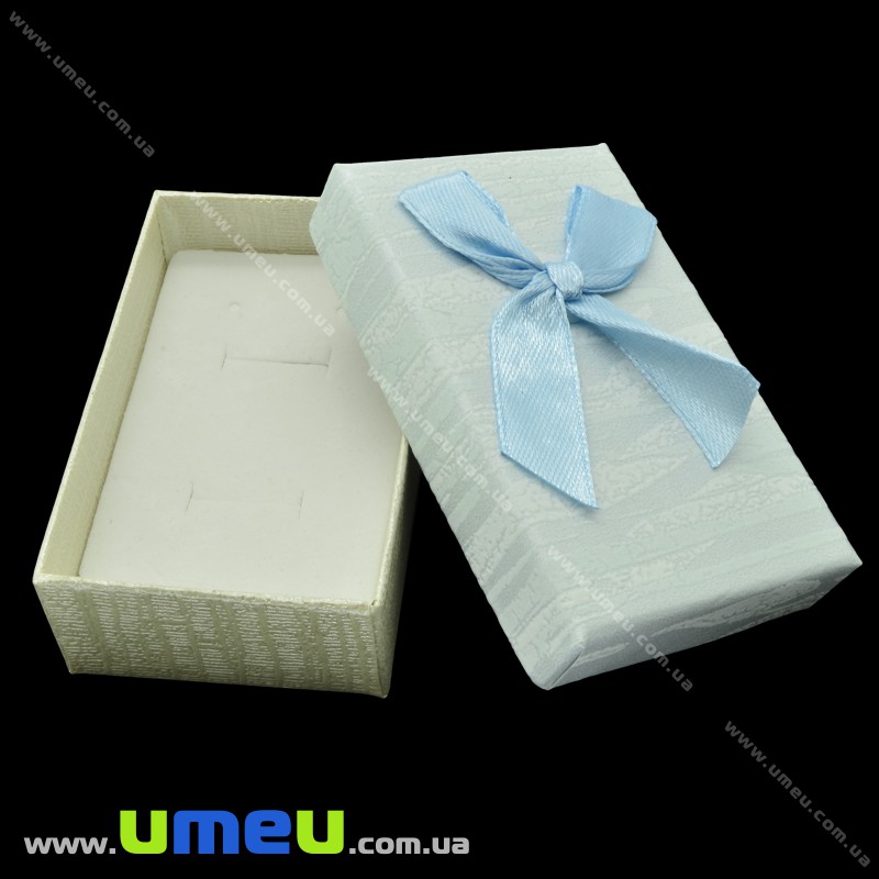 Подарункова коробочка Прямокутна, 8х4,5х2,5 см, Блакитна (UPK-023134)