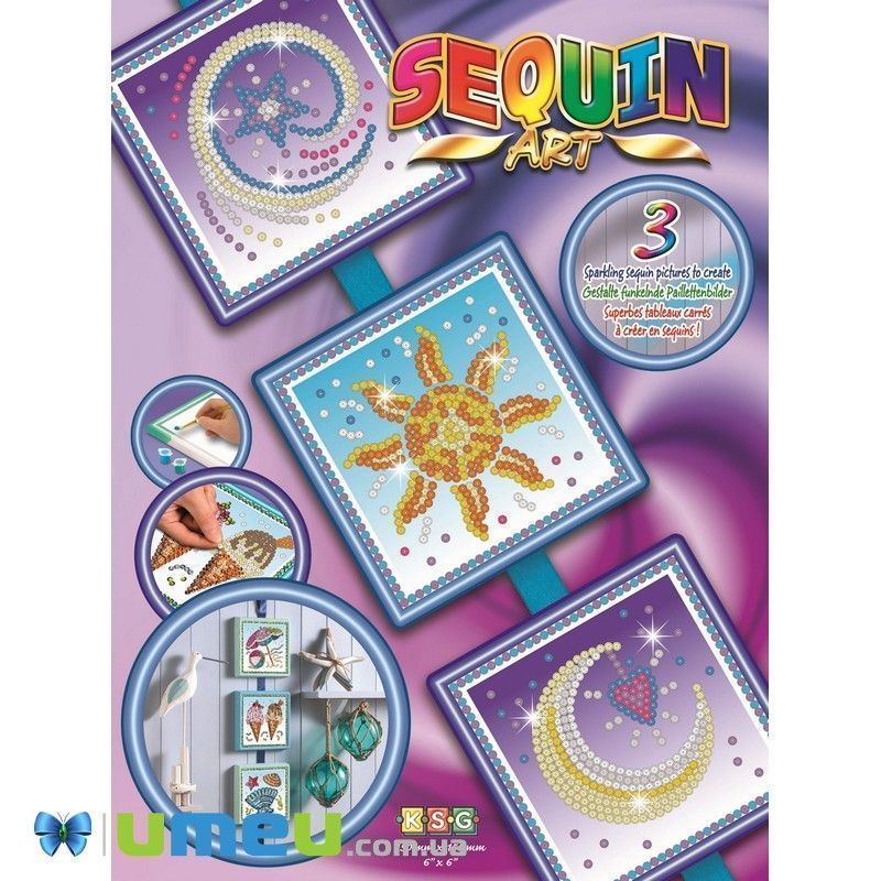 Набор для творчества Sequin Art SEASONS Космос, Солнце, Луна и звезды (DIF-043432)