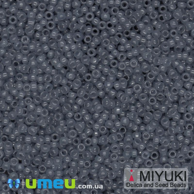 Бісер японський Miyuki круглий RR 15/0 №2378, Сірий (BIS-045874)