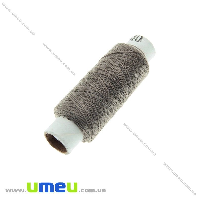 Нитка поліестерова EVRO №40, Коричнево-сіра, 200 м (MUL-021144)