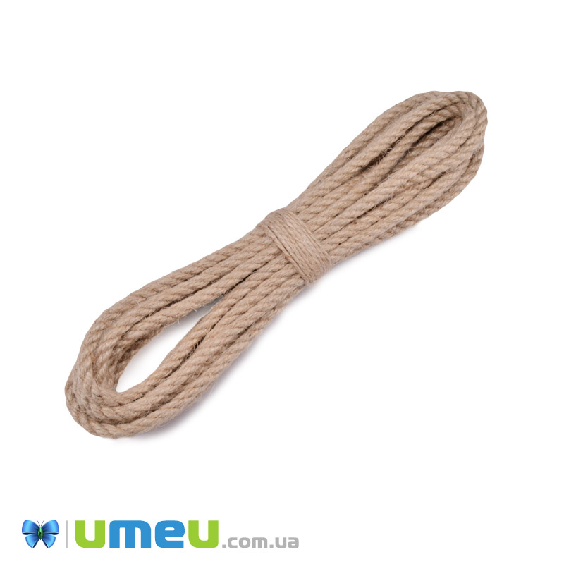 Джутовый канат, 6 мм (LEN-050713)