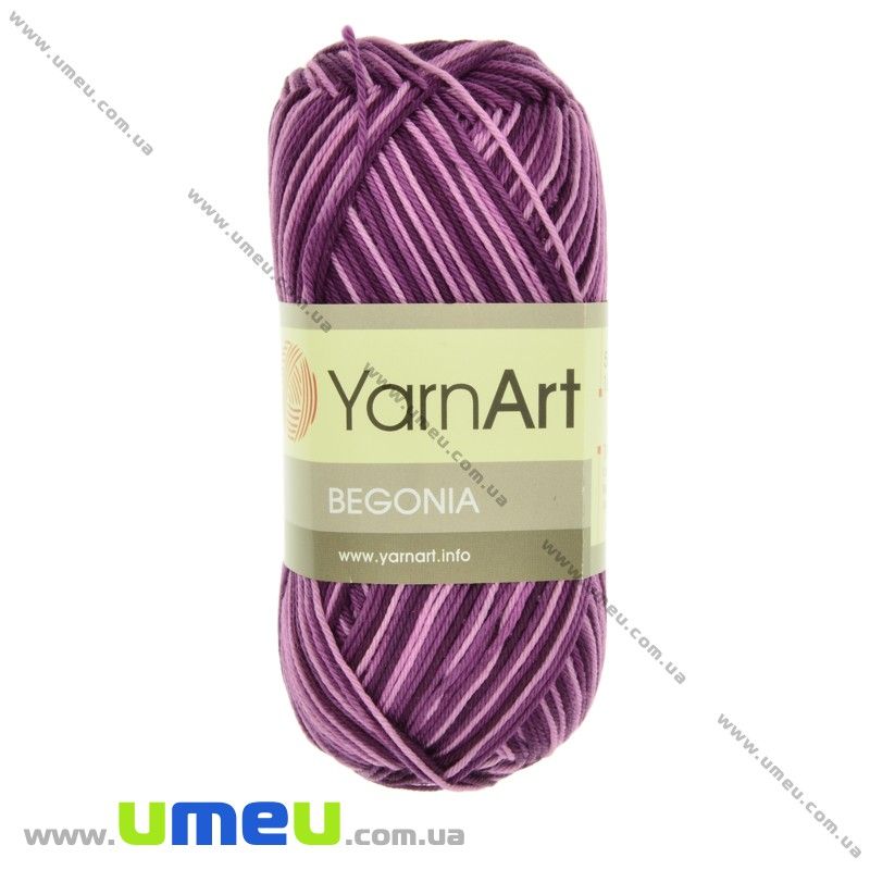 Пряжа YarnArt Begonia Melange 50 г, 169 м, Бузкова 0192 (YAR-025094)